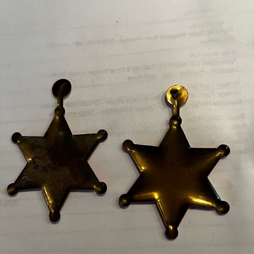 Vintage 40’s metal clip deputy sheriff clip - Picture 2 of 5